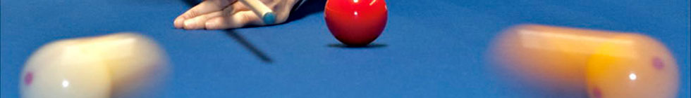 Banner Billard-Abteilung