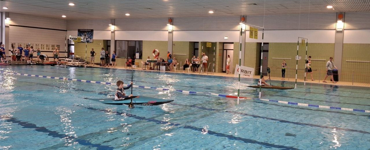 Hallenbadslalom in Bayreuth